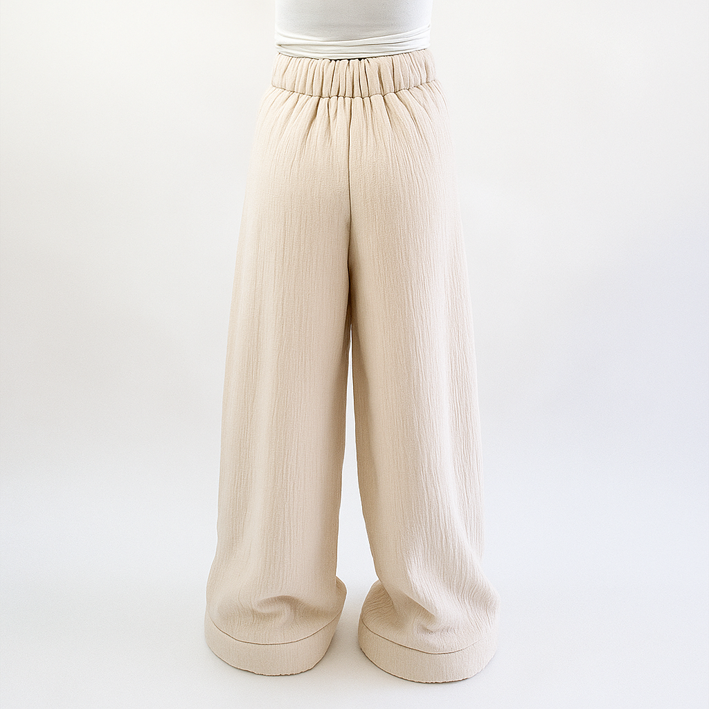 SoftLine Wide-Leg Relaxed Pants |