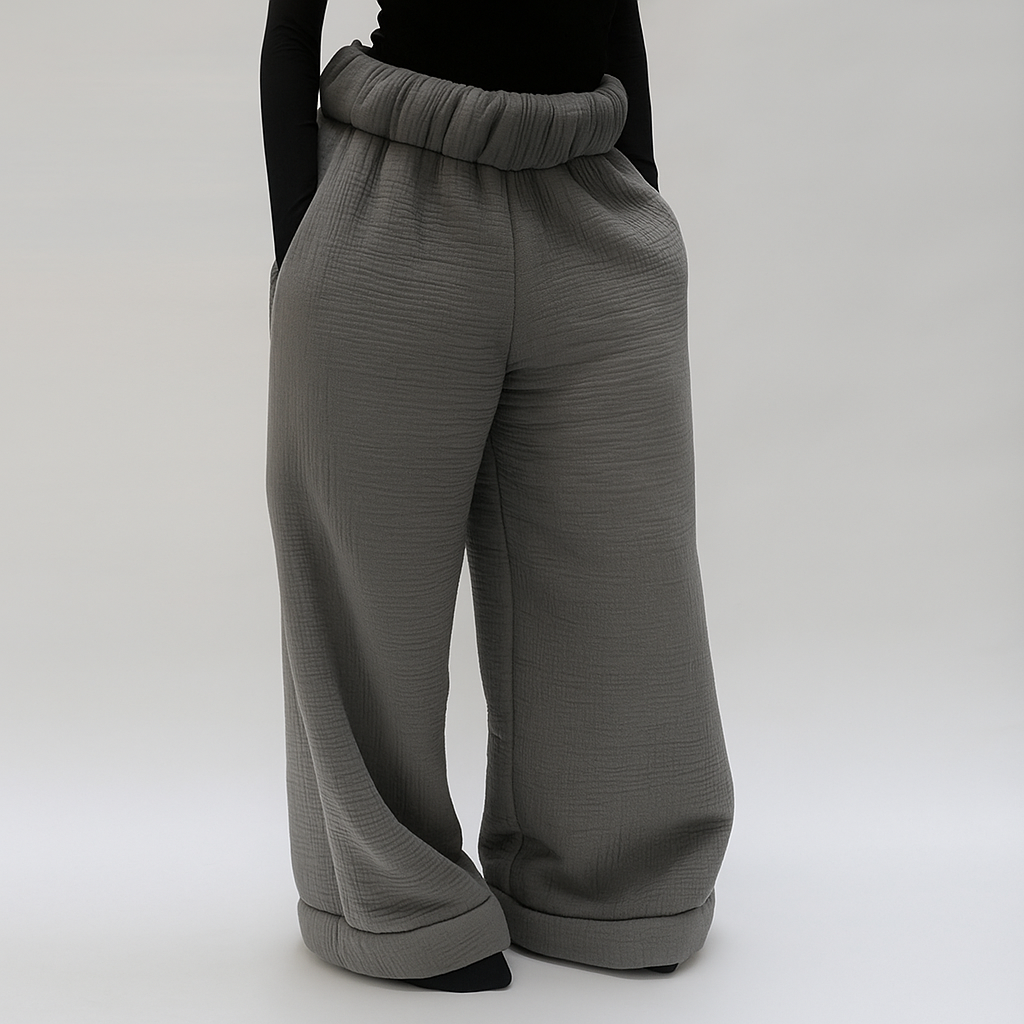 SoftLine Wide-Leg Relaxed Pants |